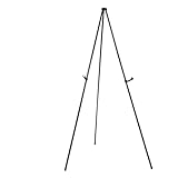 Klappstaffeleien for die Anzeige, 65-Zoll-Staffelei, Ständer, Stativ, schwarz, tragbar, for Poster, Hochzeit, for Zeichnen, Kunst, Skizze für Feld