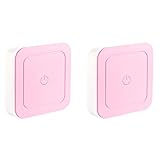 Timasser 2er Nachtlicht Steckdose, LED Nachtlicht Dimmbar Nachttischlampe Helligkeit Dimmbare Steckdosenlampe 3 Modi Warmweiß Steckdosenlicht für Flur Treppe Schlafzimmer Gang Küche (A)