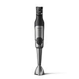 Philips 5000-Serie Stabmixer - 1200W Leistung. ProMix-Technologie. LED-Geschwindigkeitsanzeiger. Stufenlose Geschwindigkeitseinstellung. Kompaktes Design. Leicht zu reinigen. Schwarz (HR2681/00)