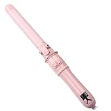 gesundpur SilkWave One Rotierender Keramik Lockenstab Automatischer 360° Dreh Lockenstab mit LCD Display, Temperaturregelung (100–230 °C) und schneller Aufheizung