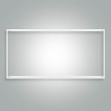 Aluminium Aufbaurahmen 120x60cm weiß für Aufbau-Montage eines LED Panels 119,5x59,5cm Rasterleuchte Einlegeleuchte Deckenleuchte L1200xB600xH43mm