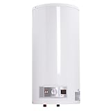 HOARLICN Elektrischer Warmwasserspeicher, 2000W 80L Elektrischer Warmwasserspeicher Boiler Temperature 77-167 ℉ Wasserbereiter Gerät + Duschset Wassererhitzer Elektrospeicher Emaillierter Innenbehält