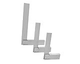 Buyohlic Maschinisten-Anschlagwinkel, Heimwerker, allgemeine Holzbearbeitungsklemme, Werkstatt, Werkzeug-Set, 3 Stück, Größe 7,6 cm, 10,2 cm und 15,2 cm