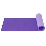 Good Nite Yoga Matten 6mm Yogamatte Gymnastikmatte TPE Sportmatte Rutschfest Fitnessmatte Trainingsmatte Pilates Matte für Yoga Pilates Training 183 x 61 x 0.6 cm