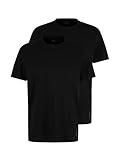TOM TAILOR Herren Crewneck T-Shirt im Doppelpack, 29999 - Black, XXL