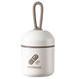 Reise-Ergänzungskoffer – Medikamenten-Organizer | Medikamenten-Organizer | einfach zu bedienender reisefreundlicher Medizin-Planer | tragbar mit Fächern für Nahrungsergänzungsmittel Lebertran für