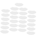 FIXOSHEE 25 Stück Transparente Wasserdichte Gesichtsschutzfolie für Friseure Material Schutz bei Haarwäsche und Styling für Salon und Heimgebrauch