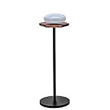 Tragbarer Zungentrommelständer aus Stahl, hochwertiges taiwanesisches Akazienholz, abnehmbar und leicht zu tragen, ideal for 5,5/6/8-Zoll-Schlaginstrumente