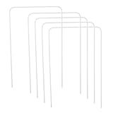 Zerodeko 5 Stück Teiliges Croquet Wickets aus Metall Tragbare Croquet Tore für Familien Gesellschaftsspiele im Freien Geeignet für Altersgruppen und Spielstärken