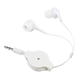 BESTonZON 3,5-mm-Kopfhörer Dual-Kopfhörer-Adapter MP3-Doppelzug-Teleskopkopfhörer Kabelgebundene Dual-Earbuds-Kopfhörer gehörschutzstöpsel verdrahtet Ohrstöpsel Ohrhörer Weiß