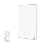 Behaglich Infrarotheizung 1000 Watt mit Touch-Thermostat - Energiesparend & Geräuschlos - Wandmontage - 1-3 Min. auf Betriebstemperatur bis 120°C - TÜV Geprüft - 𝟭𝟬 𝐉𝐀𝐇𝐑𝐄 𝐆𝐀𝐑𝐀𝐍𝐓𝐈𝐄