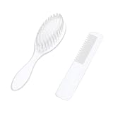 2-teiliges Baby-Haarbürstenkamm-Set für Neugeborene, Säuglinge, Kopfhautmassage, Pflegebedarf, Säuglingsbürstenkamm