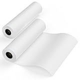 Breitformat-Papier, 91,4 x 4,5 m, 2 Rollen Plotterpapier für CAD-Druck auf Breitformat-Tintenstrahldruckern, 9 kg, 5,1 cm Core-CAD-Bond-Rollen