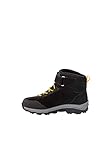 Jack Wolfskin Unisex Kinder Vojo Lt Texapore Mid K, Black / Burly Yellow Xt, 37 EU