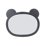 Autospiegel: Um 360 Grad drehbarer Spiegel, mit Rückseite für das Baby im Auto, mit Rückansicht, Sicherheitsmonitor, Rahmen aus zerbrochenem Cartoon