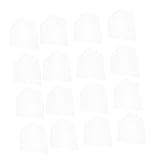 WEKAMOS 20 Stück Teiliges Kleidersäcke Transparent Atmungsaktiv Wiederverwendbar Wasserabweisend Strapazierfähige Aufbewahrungstaschen für Kleidung für Zuhause Hotel Geschäft Ganzjahres