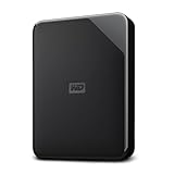 WD 5 TB Elements AE Tragbare Externe Festplatte, SuperSpeed USB 3.2 Gen 1/USB 3.0, Plug-and-Play-Erweiterung, Formatiert für Windows, Schwarz