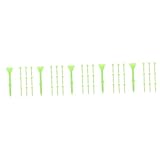 iplusmile 5 Sätze Golf-Tee Anbindung Zubehör Weg Spikes Ausbildung Spitze Üben Golf -tees Halter Für Golfbälle Golfballhalter Light Green Abs Wiederverwendbar 10 Stück * 5