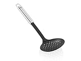 Leifheit 24058 Schaumlöffel, Schwarz-Silber, 35 x 12 x 10 cm