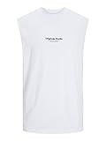 JACK & JONES Male Tanktop Gedruckt Rundhals Tanktop