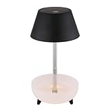 Tischleuchte Beistellleuchte Touchdimmer LED Höhenverstellbar Akku USB schwarz