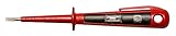 H + H Werkzeug 45400 Europrüfer/Spannungsprüfer/Phasenprüfer bis 250V GS geprüft nach VDE 0680 Made in Germany, rot/schwarz, 150 mm, 45400 VDE