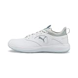 PUMA Damen Ignite Malibu Wmns Golfschuhe, White Silver Lucite Metallic Gray, 42 EU