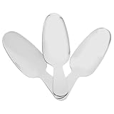 SEWACC 3 Stück Dessertlöffel aus Edelstahl Kurzer Griff Teelöffel für Tee und Kaffee Küchenlöffel für Haushalt und Gastronomie