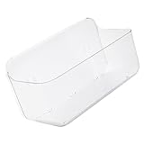 Lurrose Wandmontiertes Badezimmerregal ohne Bohren Transparente Ablage für Shampoo und Duschgel Platzsparendes Design Dickem für Bad und Schlafzimmer