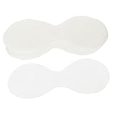 GANAZONO 200 Stück Einweg Augenmaske aus Reiner Baumwolle Feuchtigkeitsspendende Weiche und Dicke Augenpads für DIY Augenpflege Hautfreundliche Atmungsaktive Augenabdeckung für