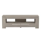 CALICOSY Meuble TV 2 Tiroirs et Large Niche L140cm - Ségur