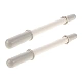 Milisten 2 Stück Kunststoffgriff für Schaukelpferd rutschfeste Ergonomische Griffe Einfache Montage Kompatibel mit Verschiedenen Holzpferd Schaukelpferd-Modellen Weiß