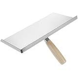 QWORK® Fugenbrett, Metallmörtelhalter mit Griff, für Putz- und Wandkonstruktionen