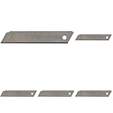 Original Fiskars Ersatzklingen für Cuttermesser, 18 mm, 10 Stück, 1004615 (Packung mit 5)