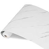 Küchen Herd Rückwand-Fliesen, Küchenrückwand in Marmoroptik,60CM X 3M Rollen Spritzschutz Küche, PVC Klebefliesen Wandfliesen Selbstklebend, Küchenrückwand Platte