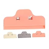 balacoo 4 Stück Teiliges Vielseitiger Kunststoff Verschlussclips in Mehreren Farben Wiederverwendbare Langlebige Klammern für Kreuzstich und Snackbeutel Kompakt und Einsetzbar