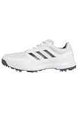 adidas Herren Tech Response 3.0 Wide Golf Shoes Golfschuhe, Cloud White/Dark Silver Metallic, 43 1/3 EU