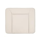 Ehrenkind® Abwaschbare Wickelauflage - Hygienisch, Sicher und Vielseitig in Beige | Wickelauflage 72x85 | Wickelunterlage | Wickeltischauflage abwaschbar