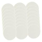 SAFIGLE 200 Stück Aromatherapie Pads Rund Nachfüllpads für Ätherische Öl Diffusor Halsketten Aromapads für Aromatherapie Anhänger Weiß Passend für Damen und Herren Alltag