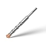 SDS Plus Hammerbohrer, 20 mm x 200 mm, Kreuzbohrer, 4 Schneiden, Hartmetallkopf, Hammerbohrer, Wolframkarbidspitze, rotierender Schlagbohrer for Mauerwerk, Stein, Beton, Ziegel, Fliesen
