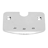 TARSHYRY E -Gitarrenhals, Telecaster Bridge Metal für 3 -String Zigarrenschachtel Musical Gitarrenhalsplatte für E Gitarre oder Bassersatz