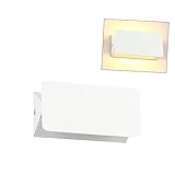 HOMSFOU 5W LED Wandleuchte für Innenräume Warmes Licht Verstellbares Design Schlafzimmer und Wohnzimmer Blendfreies Licht Energieeffizient und Langlebig