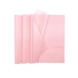 Transparentpapier Bunt, Matt Seidenpapier Bunt, A4 Transparentpapier Rosa, Seidenpapier Verpackungsmaterial, Blumenpapier, Verpackungspapier zum Basteln von Pompons, Papierblumen, DIY, 30 * 25cm