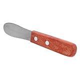 Zerodeko Käsemesser mit Holzgriff Multifunktionales Butter und Marmeladenspreadwerkzeug Ergonomisches Design für Schneiden von Käse Butter und Backwaren für Küche