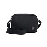 GOT BAG Umhängetasche Crossbody Bag aus Ocean Impact Plastic | Schultertasche Wasserabweisend | Stylische Handy Umhängetasche Klein mit verstellbarem Gurt (Black)