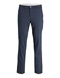 JACK & JONES Herren Jpstmarco Jjturner Chino Chinohose, Navy Blazer, 30W / 32L
