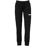 Kempa Herren Core 26 Pants Women Damen Mädchen Trainings-Hose Jogging-Hose Sport-Hose Lang, Schwarz, L EU