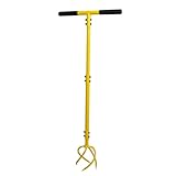 BARAYSTUS Gartenkralle Kultivator Erdkralle und Handgriff mit Stiel Manuelle Bodenkralle Unkrautkralle und Erdkralle Twist Tiller Garden Claw Twist Tiller Cultivator Tiller