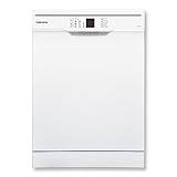 Telefunken S6013E1W Freistehender Geschirrspüler, Spülmaschine, 60 cm, 13 Maßgedecke, 8 Programme, Überlauf- & Rücklaufschutz, Aquastop, inkl. Besteckkorb