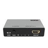 YUANFAHHH HDMI-Extender 3x1 8K 60Hz HDMI 2.1 Switch 4K 120Hz 3 in 1 Out Splitter Divisor Switch HDMI Switcher Box Adapter for PC HDTV(2)